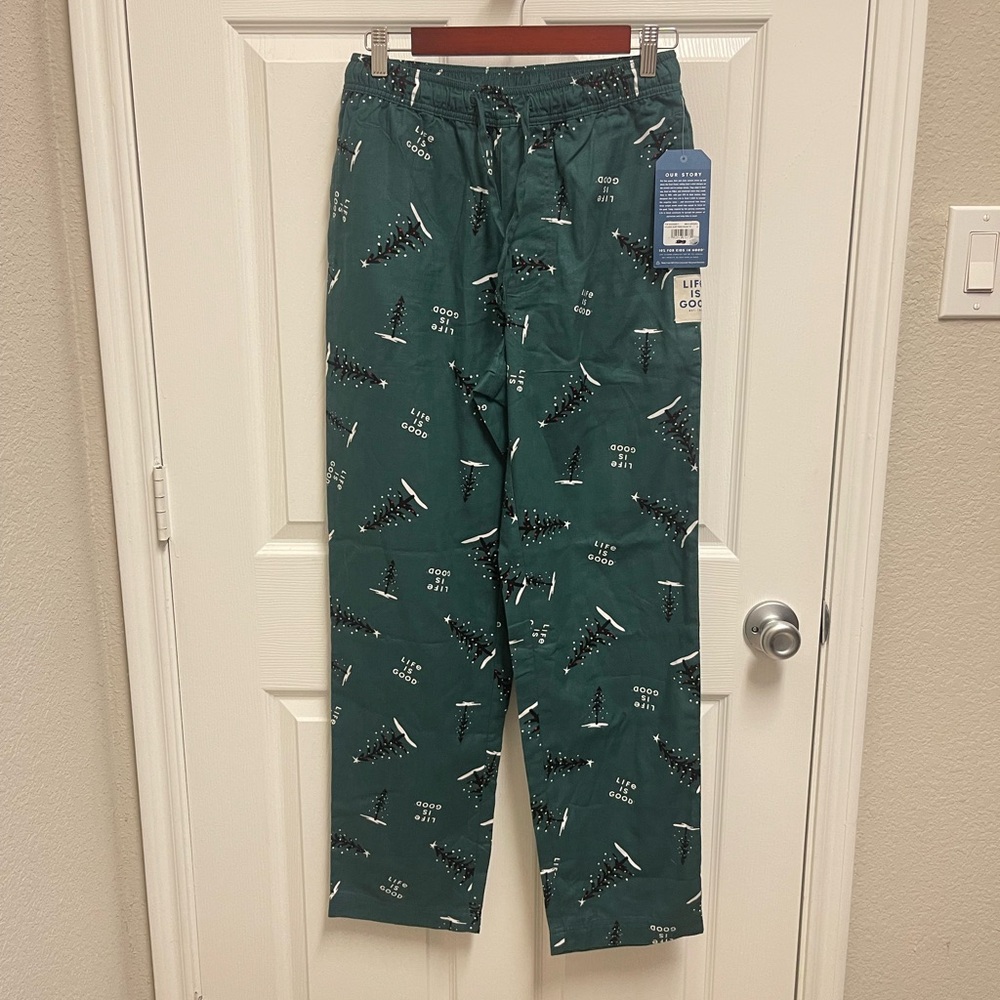 NWT Life is Good Fleece Holiday Pajama Pants